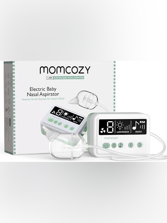 Momcozy Other - NWT Momcozy Electric Baby Nasal Aspirator | Hospital Grade Suction |White & Mint